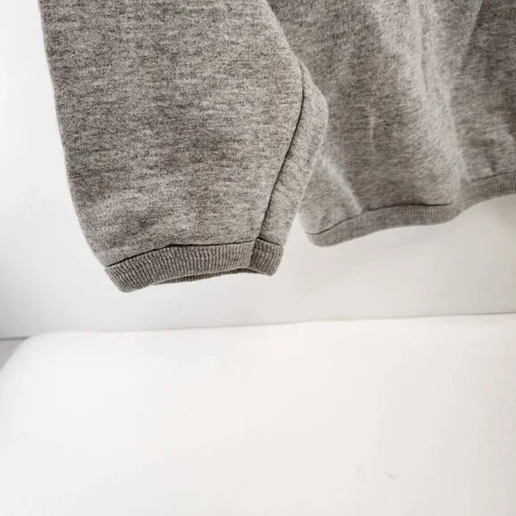 Roots Athletic Mens 1/4 Zip Sweatshirt Heathered Gray - Picture 3 of 11